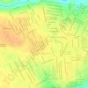 Mapa topográfico Bela Parnamirim, altitud, relieve