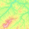 Mapa topográfico Buriti Bravo, altitud, relieve