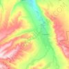 Mapa topográfico Отрадненское сельское поселение, altitud, relieve