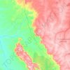 Mapa topográfico Nova Lacerda, altitud, relieve