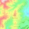 Mapa topográfico Rebordainhos, altitud, relieve