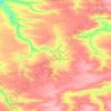 Mapa topográfico Новопокровский район, altitud, relieve