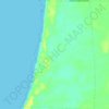 Mapa topográfico Parsons Beach, altitud, relieve