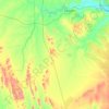 Mapa topográfico Bedengó, altitud, relieve