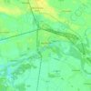 Mapa topográfico Nymburk, altitud, relieve