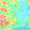 Mapa topográfico Caaporã, altitud, relieve