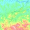 Mapa topográfico Butiá, altitud, relieve