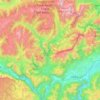 Mapa topográfico Cismon, altitud, relieve