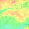 Mapa topográfico Newfield Township, altitud, relieve