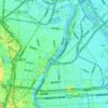 Mapa topográfico Sumida, altitud, relieve