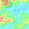 Mapa topográfico 上富镇, altitud, relieve