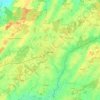 Mapa topográfico Werlte, altitud, relieve