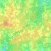 Mapa topográfico Veilleins, altitud, relieve