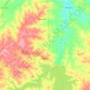 Mapa topográfico Varjota, altitud, relieve