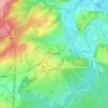 Mapa topográfico Noiseux, altitud, relieve