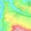 Mapa topográfico Saint-Germain-de-la-Grange, altitud, relieve