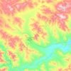 Mapa topográfico Тосонцэнгэл, altitud, relieve