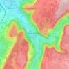 Mapa topográfico Nevy-sur-Seille, altitud, relieve