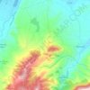 Mapa topográfico Clavijo, altitud, relieve