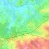 Mapa topográfico Avricourt, altitud, relieve