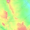 Mapa topográfico Culberson County, altitud, relieve