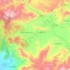 Mapa topográfico Autlán de Navarro, altitud, relieve