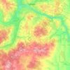 Mapa topográfico Коптёвский сельский Совет, altitud, relieve