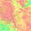 Mapa topográfico West Azerbaijan Province, altitud, relieve