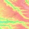 Mapa topográfico Ленинградский муниципальный округ, altitud, relieve