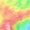 Mapa topográfico Nouainville, altitud, relieve