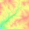 Mapa topográfico Longreach, altitud, relieve