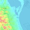 Mapa topográfico Tamiahua, altitud, relieve