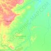 Mapa topográfico Nova Nazaré, altitud, relieve