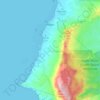 Mapa topográfico Hågat Municipality, altitud, relieve