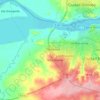 Mapa topográfico Parroquia Agua Salada, altitud, relieve