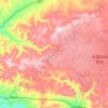 Mapa topográfico 辉腾锡勒园区管理委员会, altitud, relieve