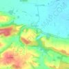 Mapa topográfico Hovingham, altitud, relieve