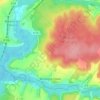 Mapa topográfico Montigny-l'Allier, altitud, relieve