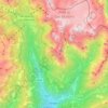 Mapa topográfico Tonadico, altitud, relieve