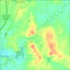 Mapa topográfico Nelson Township, altitud, relieve
