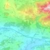 Mapa topográfico La Bâtie-Neuve, altitud, relieve