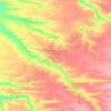Mapa topográfico Тихорецкий район, altitud, relieve