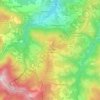 Mapa topográfico Fontanaluccia, altitud, relieve