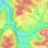 Mapa topográfico Singen, altitud, relieve