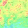 Mapa topográfico 多玛乡, altitud, relieve