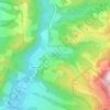 Mapa topográfico Ордынка, altitud, relieve