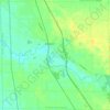 Mapa topográfico Bridgeport Charter Township, altitud, relieve