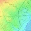 Mapa topográfico Délégation Sfax Ouest, altitud, relieve