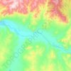 Mapa topográfico Бурен-Хемский сумон, altitud, relieve