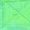 Mapa topográfico Miami Springs, altitud, relieve